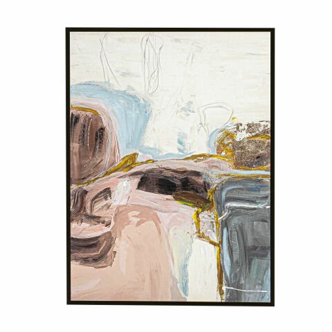 GRACE TABLO SOFT PINK 100*150 - SİYAH