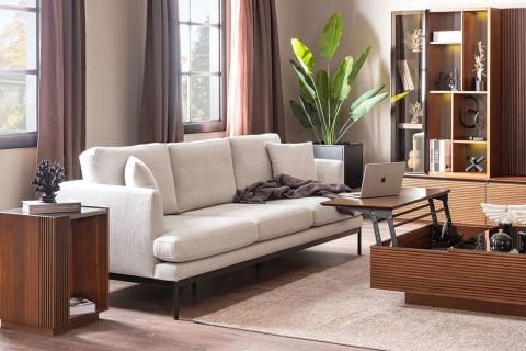 PEARL KOLTUK DÖRTLÜ - GRİ