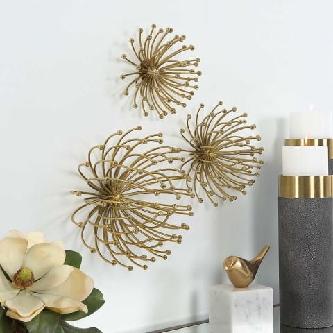 AGA METAL WALL DECOR S/3