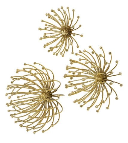 AGA METAL WALL DECOR S/3
