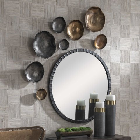 LUCKY COINS METAL WALL DECOR NICKEL S4
