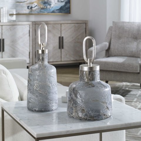STORM BOTTLES SET OF 2