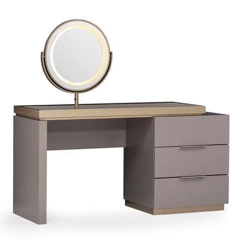 LAPIS ŞİFONYER KOYU VİZON - AYNALI