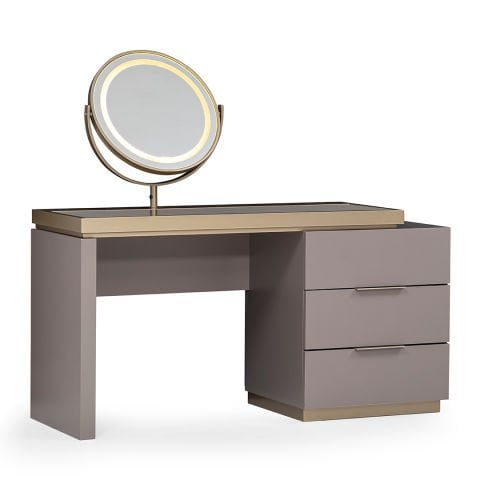 LAPIS ŞİFONYER KOYU VİZON - AYNALI