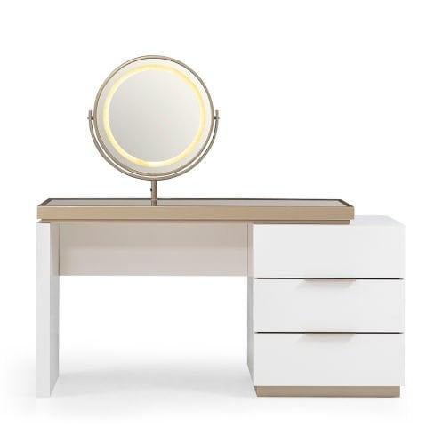 LAPIS ŞİFONYER İNCİ BEYAZI - AYNALI