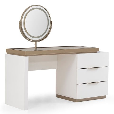 LAPIS ŞİFONYER İNCİ BEYAZI - AYNALI