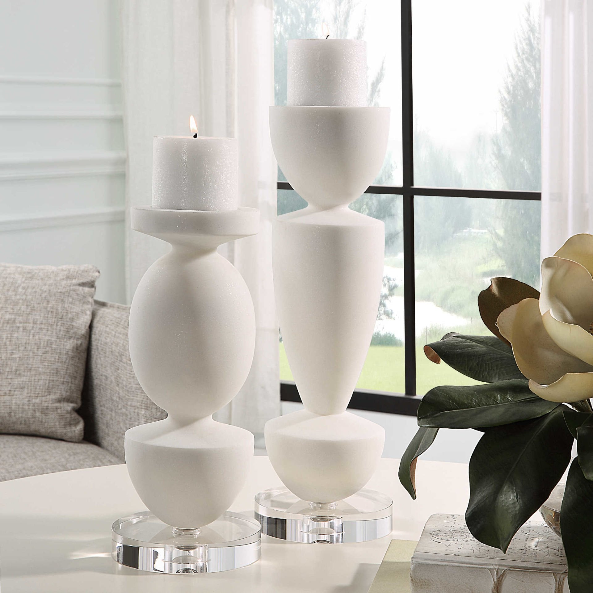 LIDO CANDLEHOLDERS S/2