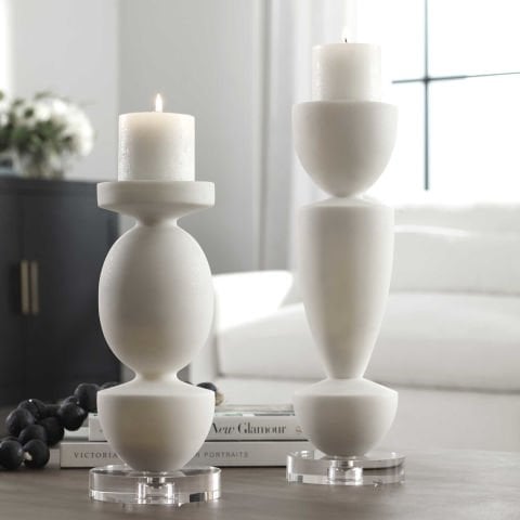 LIDO CANDLEHOLDERS S/2