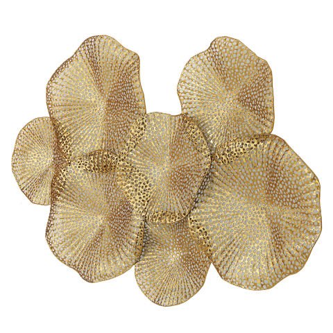 RIPLEY METAL WALL ART GOLD