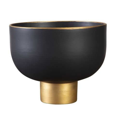 OFFERING BOWLS BLACK S/2