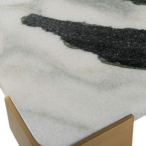 ELEVATED TRAY/PLATEAU PANDA MARBLE MEDIUM