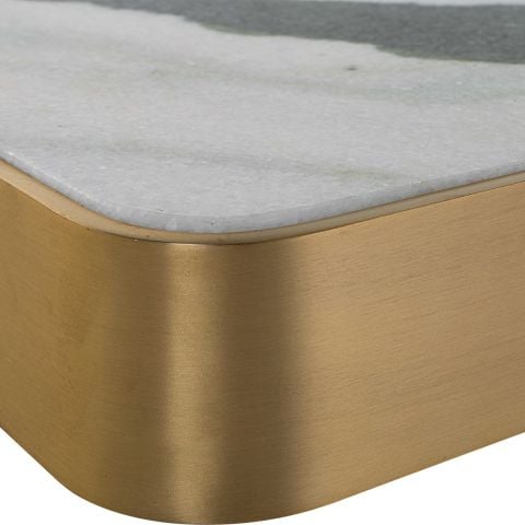 ELEVATED TRAY/PLATEAU PANDA MARBLE MEDIUM