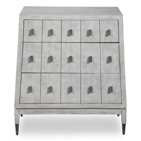 PYRAMID CHEST SCRUBBED ELM