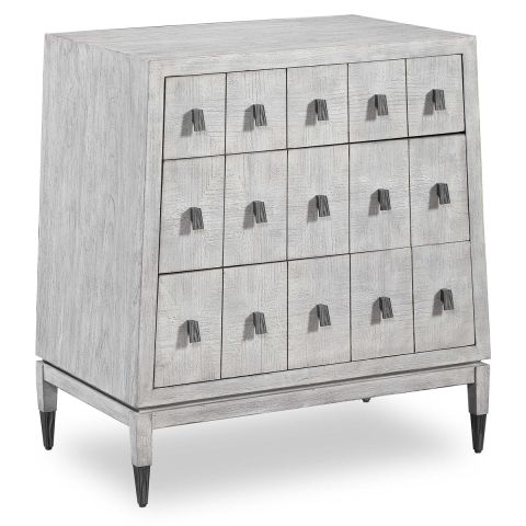 PYRAMID CHEST SCRUBBED ELM