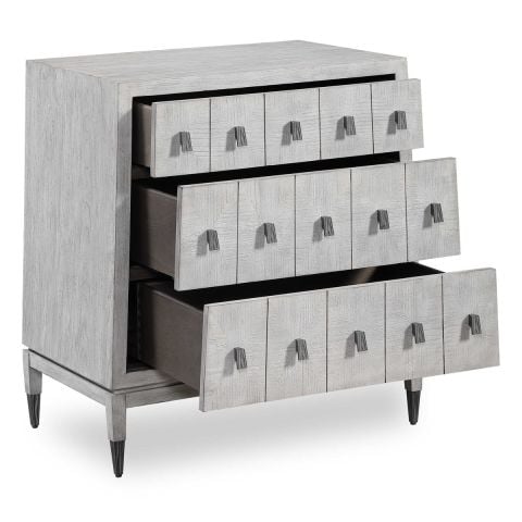 PYRAMID CHEST SCRUBBED ELM