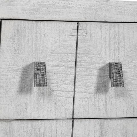 PYRAMID CHEST SCRUBBED ELM