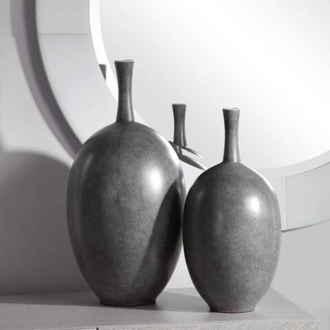 RIORDAN VASES S/2