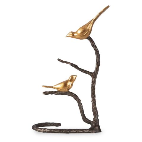 Statue of Birds on a Branch