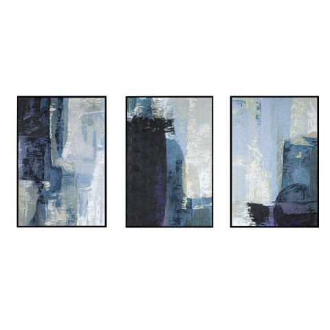 TIMELESS 3'LÜ TABLO BLUE SİYAH - 60*90